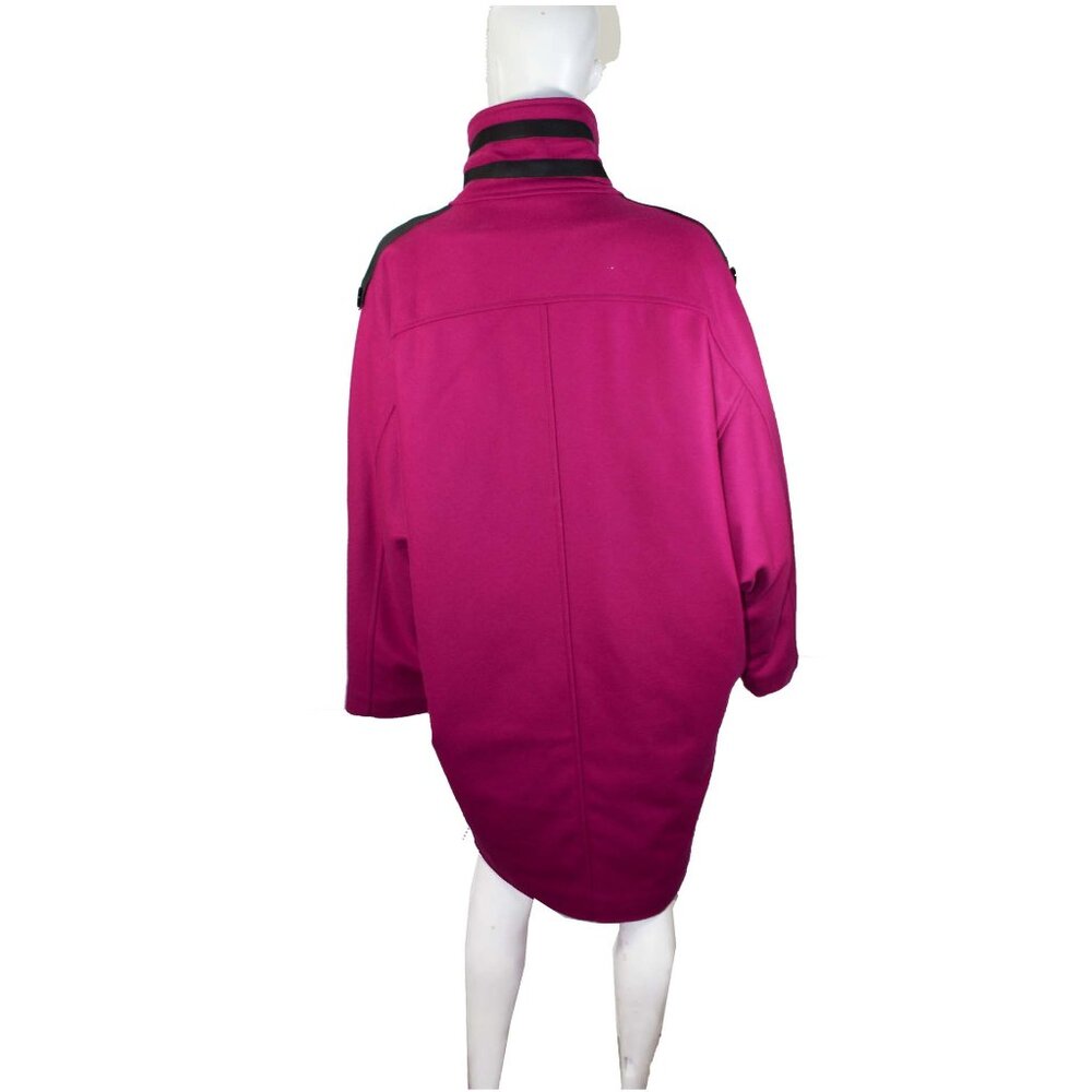 NEW 100%AUTH VINTAGE90 DG DOLCE GABBANA WOOL PONCHO QUILTED COAT IT 40R 26 M - Picture 4 of 8